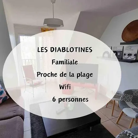 Les Diablotines - 6 Couchages 2 Sdb - Proche Plage Апартаменты Кабур